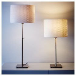 Фото3.Настольная лампа белая ALÄNG IKEA 900.291.60