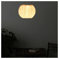 Фото2.Подвесная лампа, солнечная энергия, белый шар SOLVINDEN IKEA 203.829.51