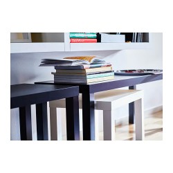 Фото2.Столы журнальные LACK Ikea черный, белый  403.492.63