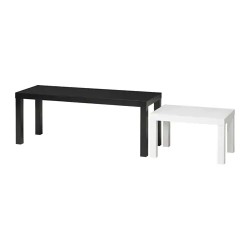 Фото1.Столи журнальні LACK Ikea чорний, білий  403.492.63