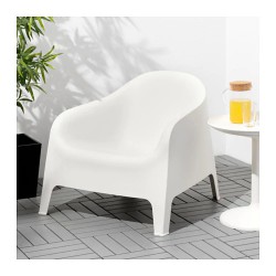 Фото2.Садовий стілець білий SKARPO 702.341.85 IKEA