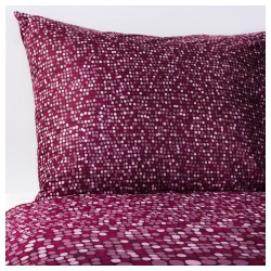 Фото1.Комплект постельного белья SMÖRBOLL 902.898.60 темно-розовый 200*200/50*60 IKEA