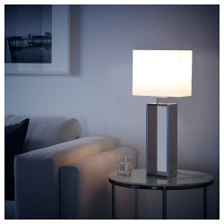 Фото2.Настільна лампа, крем, срібло STILTJE IKEA 303.999.08