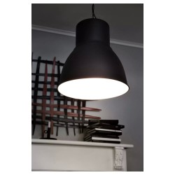 Фото2.Люстра темно-серая HEKTAR IKEA 602.152.05