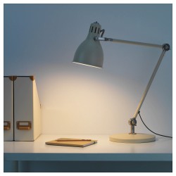 Фото2.Настольная лампа, бежевая AROD IKEA 003.981.23