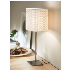 Фото5.Настольная лампа белая ALÄNG IKEA 900.291.60