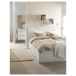 Фото2.Каркас кровати белый 160х200 Lönset MALM IKEA 791.760.82
