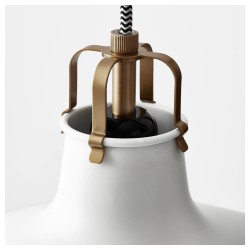 Фото1.Подвесной светильник кремовый RANARP IKEA 203.909.70