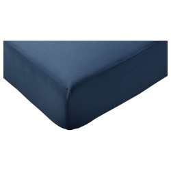Фото1.Простынь на резинке ULLVIDE 503.427.70 синий 160*200 IKEA