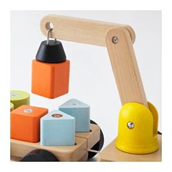Фото3.Підйомний кран з кубиками, різнокольоровий, бук MULA 202.948.79 IKEA