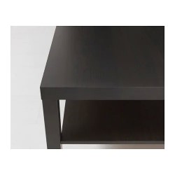 Фото2.Столик журнальний LACK Ikea чорно-коричневий 001.042.91