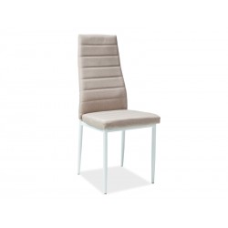 Фото1.Комплект стіл Turin 110(170)x74 білий + 4 крісла H-266 (бежевий,чорний,сірий,синій)
