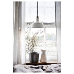 Фото4.Подвесной светильник кремовый RANARP IKEA 103.909.61