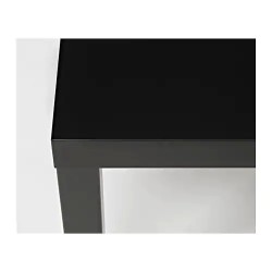Фото5.Столы журнальные LACK Ikea черный, белый  403.492.63