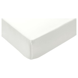 Фото2.Простынь на резинке ULLVIDE 203.427.24 белый 160*200 IKEA