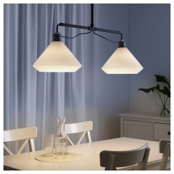 Фото2.Подвесной светильник, двойной, белый ALVANGEN IKEA 902.632.85