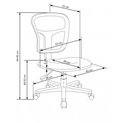 Фото4.Крісло Halmar FLYER paris Мультиколор