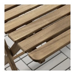 Фото2.Комплект садовий IKEA ASKHOLMEN (стіл +4 стільці) 792.689.82 світло-коричневий