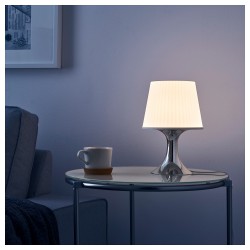 Фото2.Настільна лампа біла/срібна LAMPAN IKEA 803.564.16