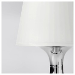 Фото1.Настольная лампа белая/серебреная LAMPAN IKEA 803.564.16