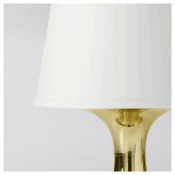 Фото1.Настольная лампа белая/золотая LAMPAN IKEA 703.424.39