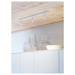 Фото2.Светодиодный подвесной светильник, 3 точки, белый BAVE IKEA 402.376.42