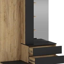 Фото2.прихожая BAFRA золотой дуб / черный