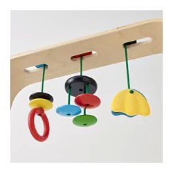 Фото3.Тренажер для младенца, береза, разноцветный LEKA 701.081.77 IKEA