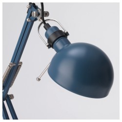Фото1.Настольная лампа голубая FORSÅ IKEA 303.580.26