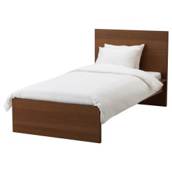 Фото1.Каркас кровати коричневый 90х200 Luröy MALM IKEA 591.312.64