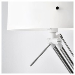 Фото1.Торшер, никелированный, белый SAMTID IKEA 202.865.63