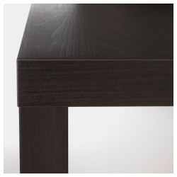 Фото3.Столик журнальный LACK Ikea черно коричневый 801.042.68