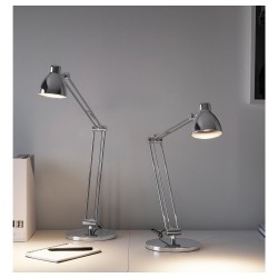 Фото3.Настільна лампа, нікельована ANTIFONI IKEA 203.047.36