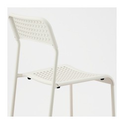 Фото4.Кресло белое ADDE 102.191.78 IKEA