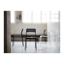 Фото6.Крісло чорне ADDE 902.142.85 IKEA