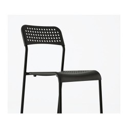 Фото5.Кресло черное ADDE 902.142.85 IKEA