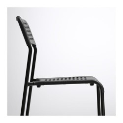 Фото3.Кресло черное ADDE 902.142.85 IKEA