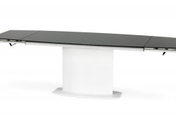 Фото4.Обідній стіл Halmar Anderson 160-250x90x76 см Чорний/Білий