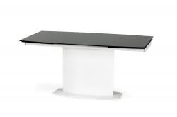 Фото3.Обеденный стол Halmar Anderson 160-250x90x76 см Черный/Белый