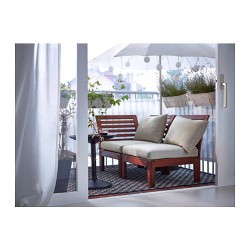 Фото5.2-місний садовий диван  коричневий, подушки бежеві,  APPLARO 590.968.83 IKEA