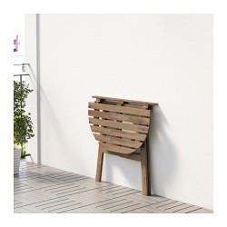 Фото2.Столик садовий IKEA ASKHOLMEN 803.210.21 світло-коричневий