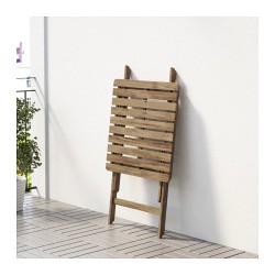 Фото1.Столик садовый IKEA ASKHOLMEN 602.400.35 светло-коричневый