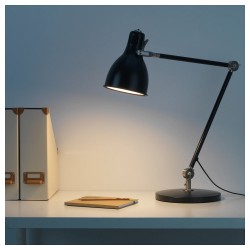 Фото2.Настільна лампа, темно-сірий антрацит AROD IKEA 803.891.29