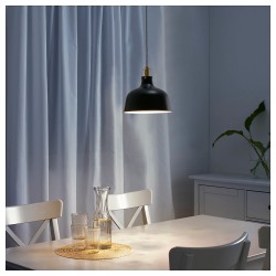 Фото2.Подвесной светильник черный RANARP IKEA 903.963.89