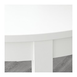 Фото4.Розкладний стіл, білий 115/166 BJURSTA 902.047.43 IKEA