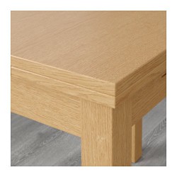 Фото4.Стол раскладной дуб 50/70 / 90x90 BJURSTA 501.168.47 IKEA