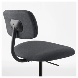 Фото1.Крісло IKEA BLECKBERGET поворотне темно-сірий 103.900.08