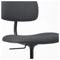 Фото2.​Кресло IKEA BLECKBERGET поворотное темно-серый 103.900.08