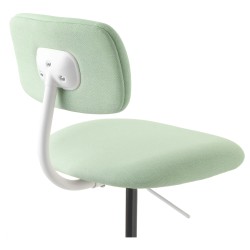 Фото3.​Кресло IKEA BLECKBERGET поворотное светло-зеленый 503.728.04