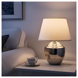 Фото2.Настольная лампа, серебро RICKARUM IKEA 803.495.34